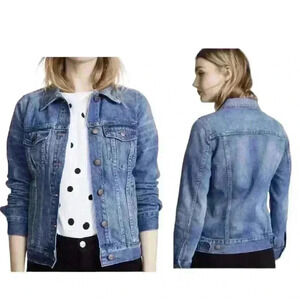 MADEWELL Denim Jacket Classic Basic Vintage Wash Size XS
